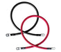 WindyNation 4/0 Gauge (AWG) Black and Red Pure Copper Battery Cable Wire with Lug Connector Ring Terminals - Off Grid Stores