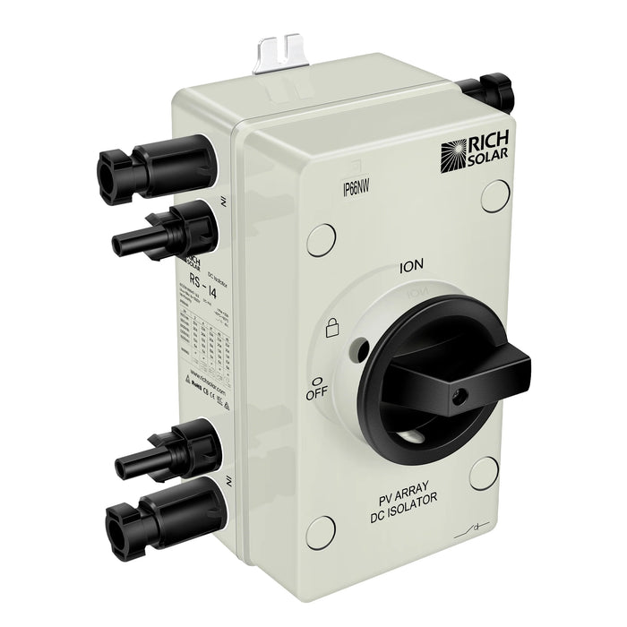Rich Solar Solar PV DC Quick Disconnect Switch 1200V 32 Amps - Off Grid ...