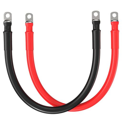 Rich Solar 4 Gauge (AWG) Black and Red Pure Copper Inverter Battery Cables - Off Grid Stores