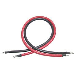 Aims Power Inverter Cable 1/0 AWG 1 ft Set - Off Grid Stores