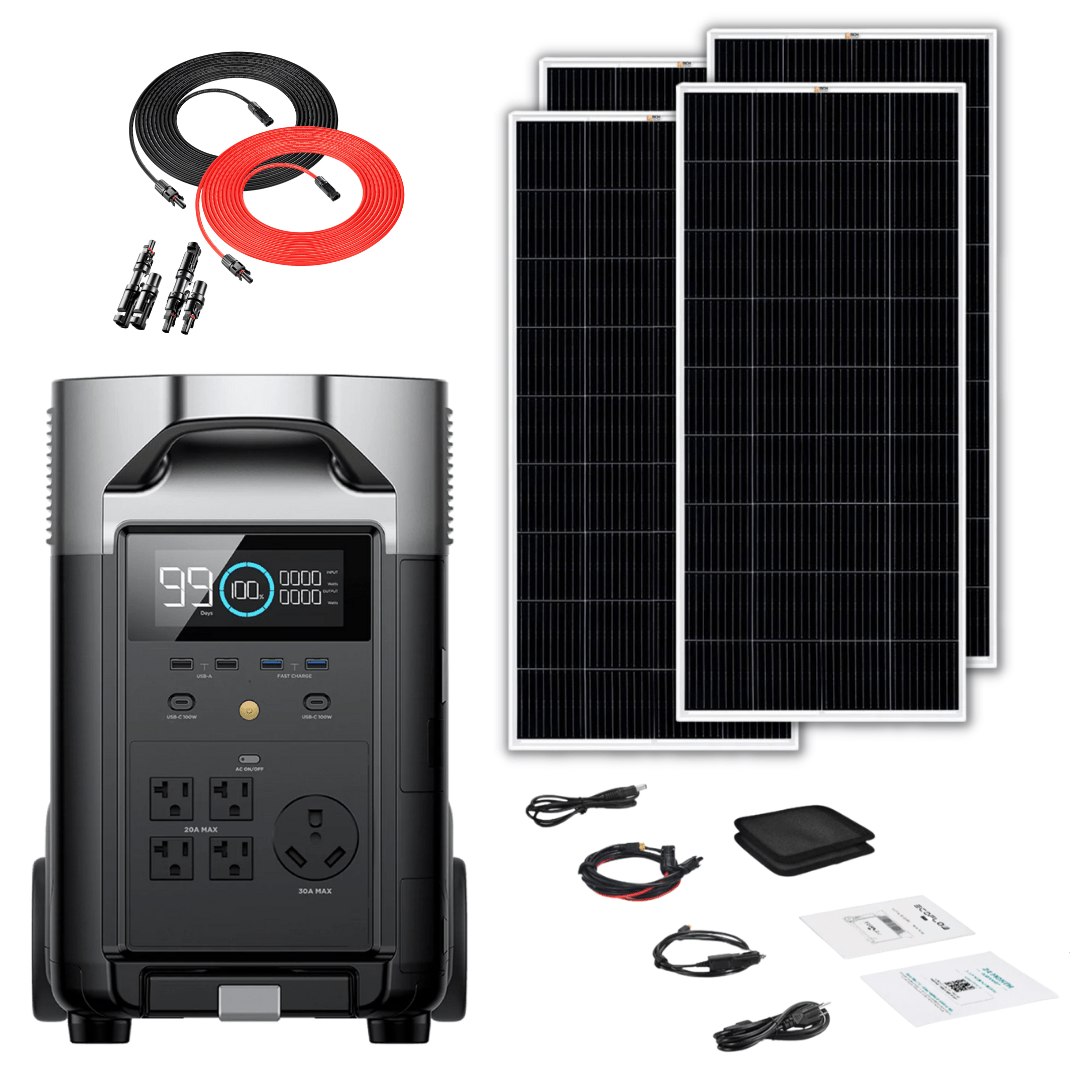 thumbnail image 2 of EcoFlow DELTA Pro 3600Wh Portable Power Station – Open Box, 1-Year Warranty, Solar/AC/DC 2 of 6