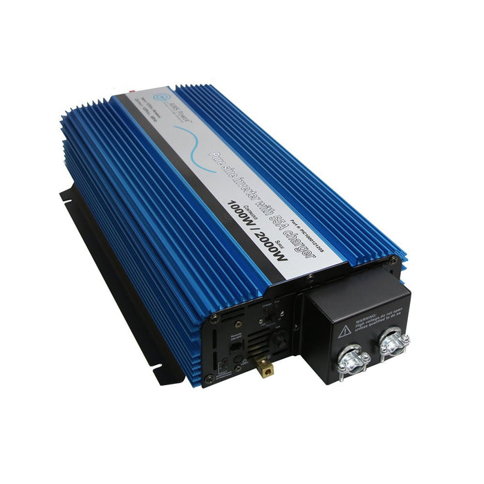 Aims Power 1000 Watt Pure Sine Inverter Charger Hardwire Only - Off Grid Stores