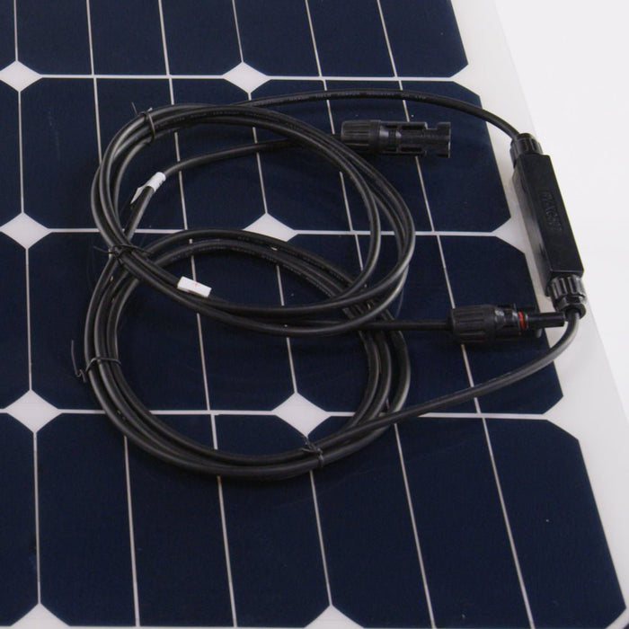 Aims Power 130 Watt Flexible Bendable Slim Solar Panel Monocrystalline - Off Grid Stores