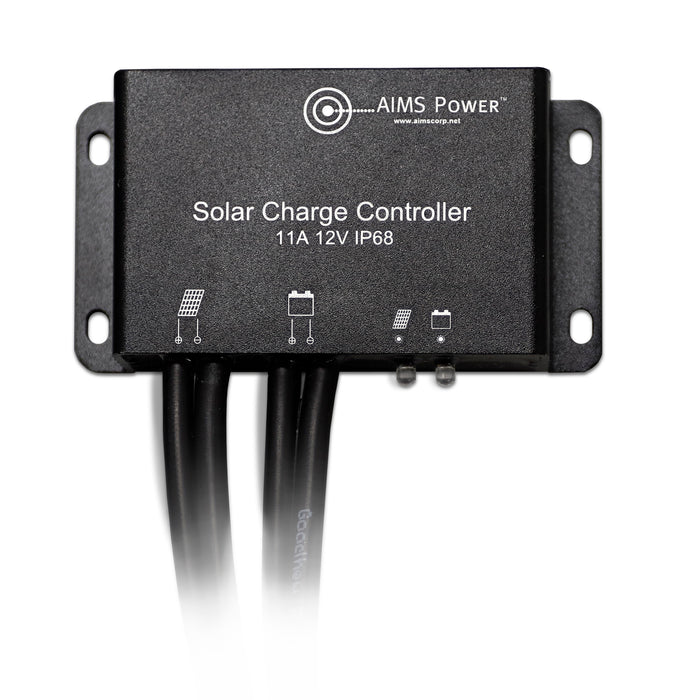 Aims Power Solar Charge Controller Waterproof 11 Amps with Cables - Off Grid Stores