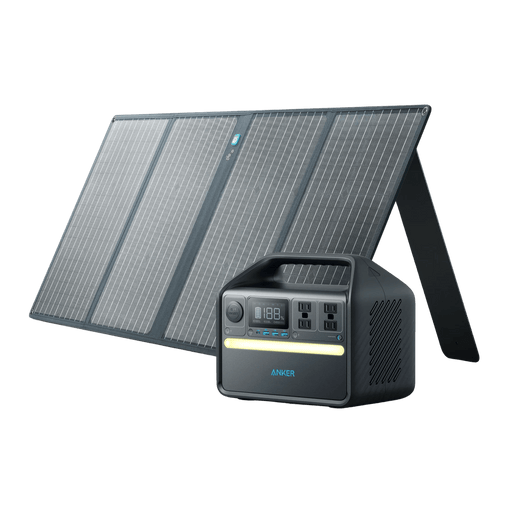 Anker 535 Solar Generator (PowerHouse 512Wh with 100W Solar Panel) - Off Grid Stores
