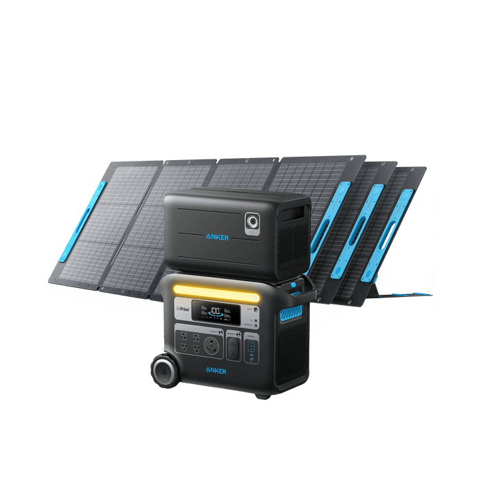 Anker SOLIX F2000 Solar Generator (Solar Generator 767 with 200W Solar Panel and Expansion Battery) - Off Grid Stores