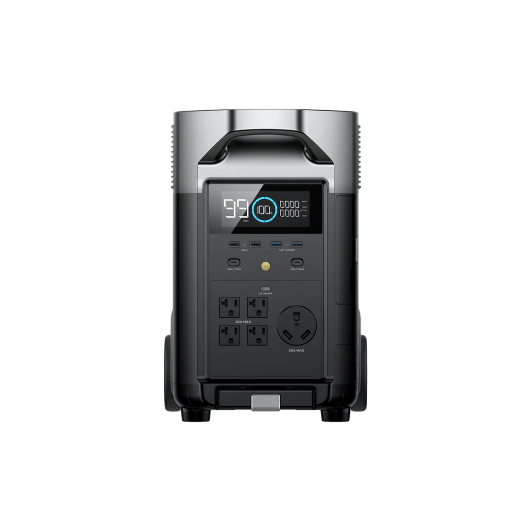EcoFlow DELTA Pro 3600Wh 3600W Portable Power Station Solar EcoFlow DELTA Pro 3600Wh 3600W Portable Power Station Solar