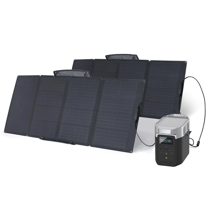 EcoFlow DELTA 2 + 160W Portable Solar Panel - Off Grid Stores