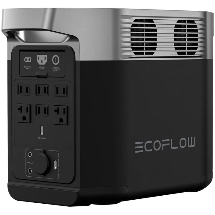 EcoFlow DELTA 2 Portable Power Station 1024Wh Capacity,Solar  Generator,1800W AC Output for Outdoor Camping,Home  Backup,Emergency,RV,off-Grid 