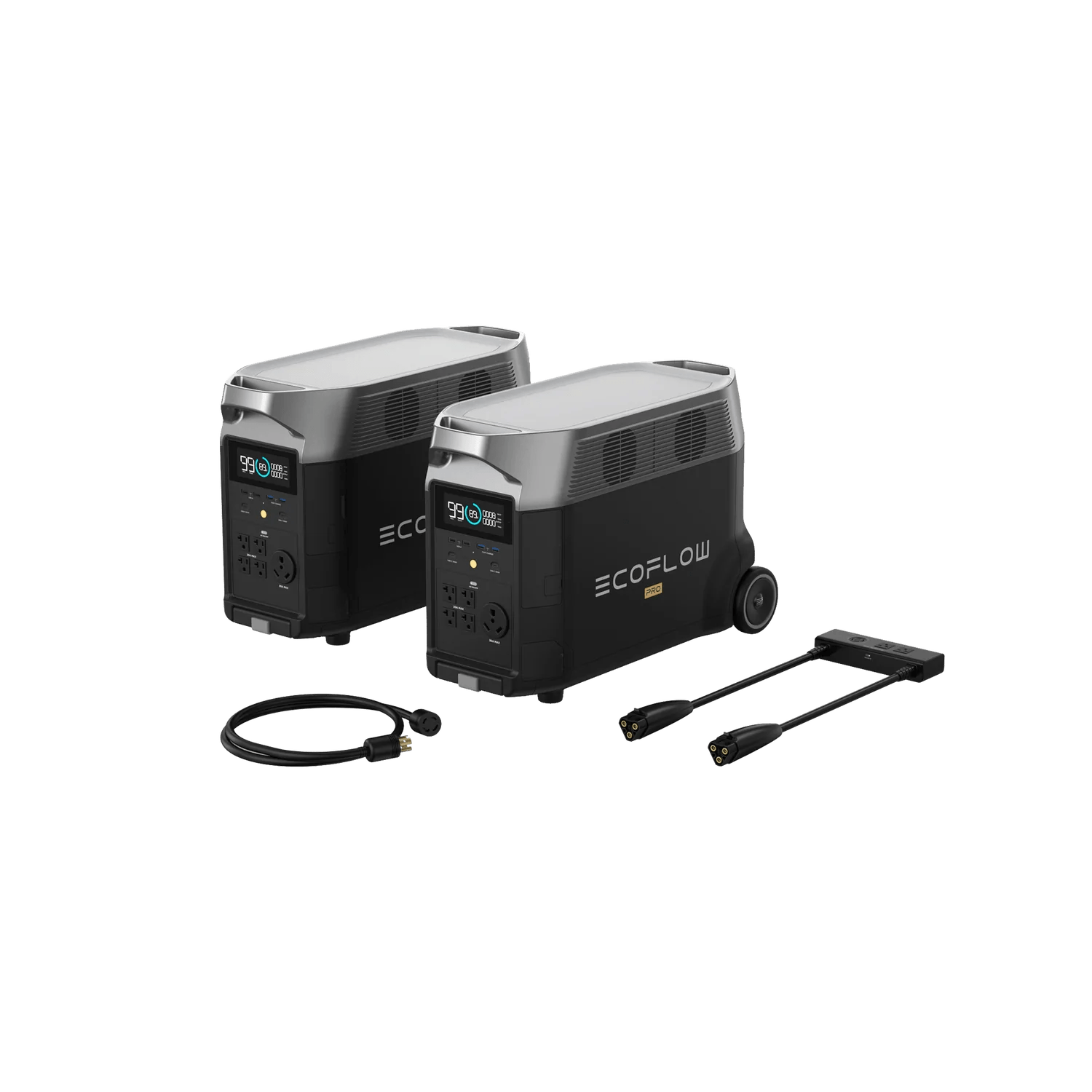 EcoFlow DELTA Pro *2 + Double Voltage Hub - Off Grid Stores