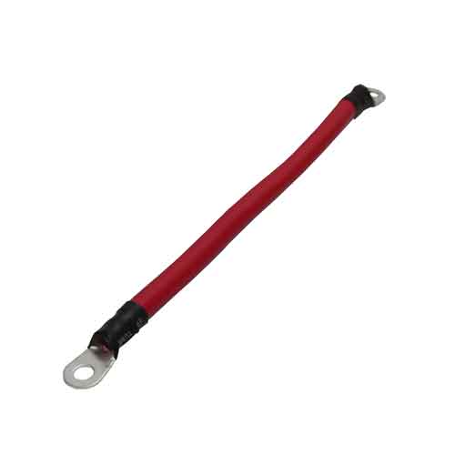 Aims Power Cable 4/0 AWG Red Lugged Ends 1FT - Off Grid Stores