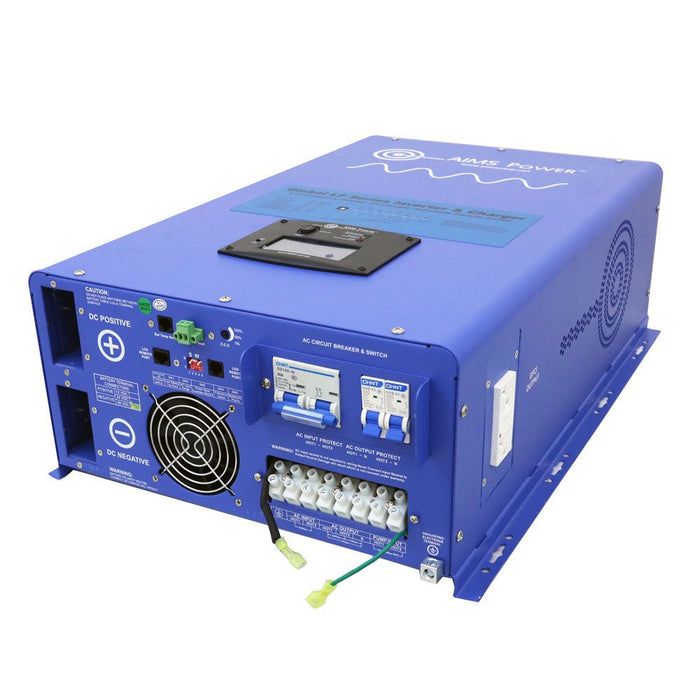 Aims 2000 Watt Pure Sine Inverter Charger with Transfer Switch