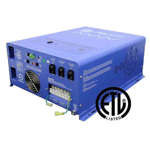 Aims Power 4000 Watt Pure Sine Inverter Charger 24Vdc TO 120/240Vac Output Listed To UL & CSA - Off Grid Stores