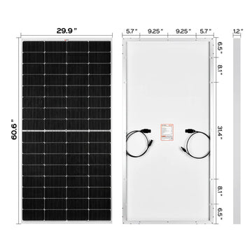 Rich Solar MEGA 250 Watt Monocrystalline Solar Panel UL Certified